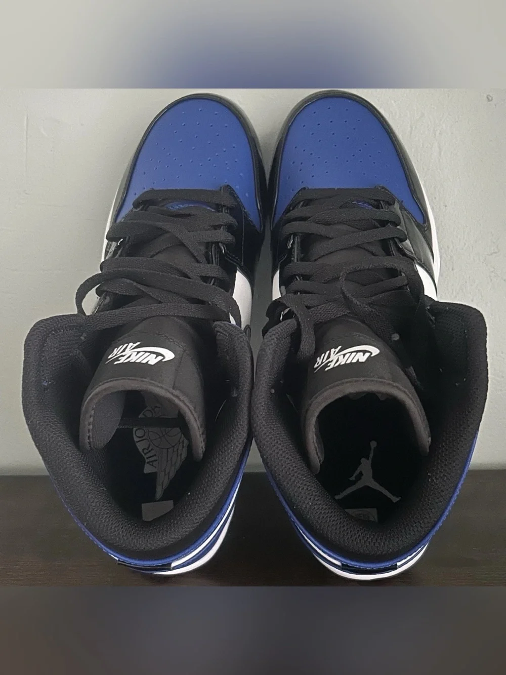 Jordan 1 Mid TD Football Cleats Game Royal Blue Mens Size 11 FJ6805-401